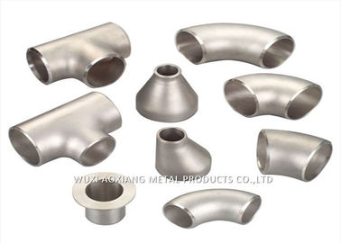 قیمت خوب اتصالات لوله های فولادی ضد زنگ 316L / 304 فولاد ضدزنگ جعلی آنلاین