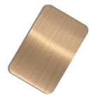 Factory supply gold blue hairline short brushed surface stainless steel sheet plate coil